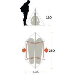 Tenda Ferrino MTB -Offerta economica Brunner tenda ferrino mtb cicloturisti bikers moto tre stagioni clima mite 2